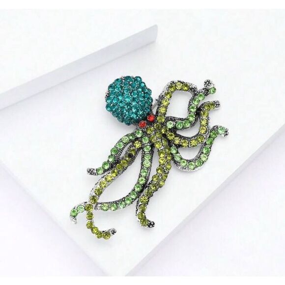 Octopus Brooch - Picture 4 of 7